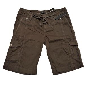 Express Women’s Y2K NWT Brown Cargo Shorts SZ 12